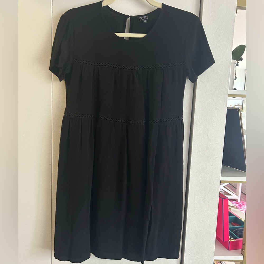 Lira Black Babydoll Dress